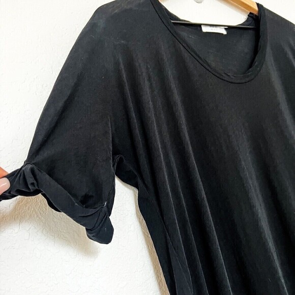 Mikoh Black Dress Short Sleeve Size 1 (XS / Small) Supima Cotton - Picture 5 of 8